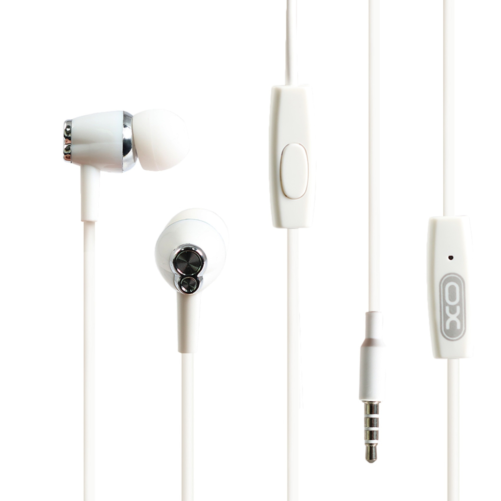 Слушалки XO S26 Music Earphone White